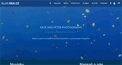 Desktop Screenshot of blue-sea.cz